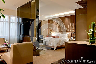 Business suite of hotel Stock Photo