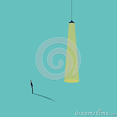 Business talent acquisition vector concept. Symbol of hiring, searching and career opportunity. Minimal illustration Vector Illustration