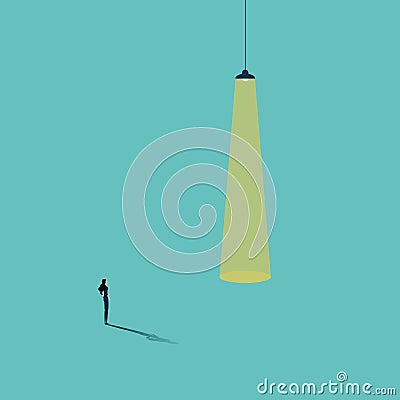 Business talent acquisition vector concept. Symbol of hiring, searching and career opportunity. Minimal illustration Vector Illustration