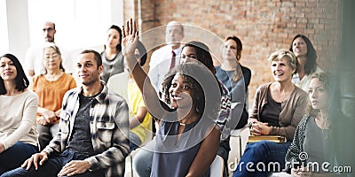 Business Team Meeting Seminar Training Concept Stock Photo