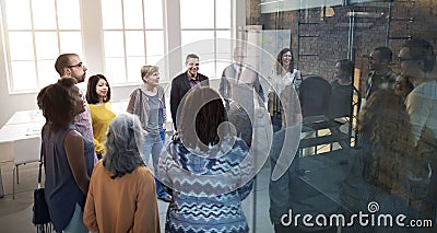 Business Team Organization Brainstorming Meeting Concept Stock Photo