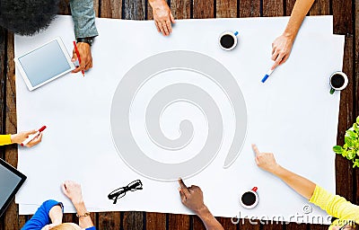 Business Team Planning Project Meeting Concept Stock Photo