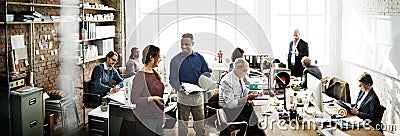 Business Team Working Office Worker Concept Stock Photo