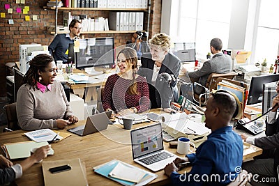 Business Team Working Office Worker Concept Stock Photo