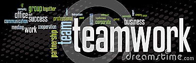 Business teamwork banner Vector Illustration