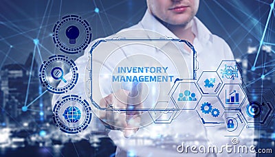 Business, Technology, Internet and network concept. Enterprise Resource Planning Corporate Company Management Stock Photo