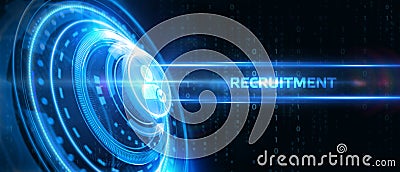 Business, Technology, Internet and network concept. Recruitment career employee interview business HR Human Resources concept Stock Photo