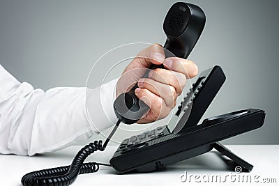 Business telephone Stock Photo