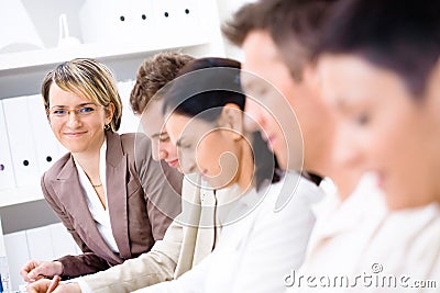 Business training Stock Photo