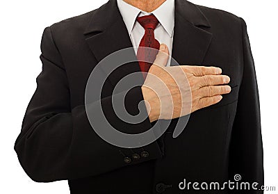 Business values - integrity Stock Photo