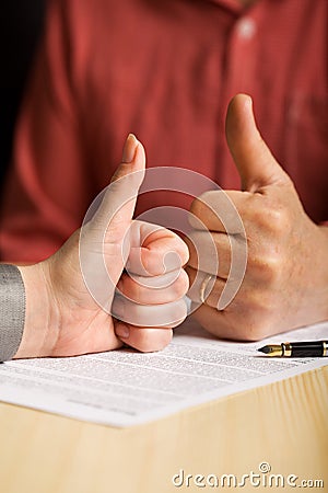 Business values - mutual benefit Stock Photo