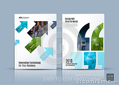 Business vector. Brochure template layout, cover modern design a Vector Illustration