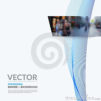 Business vector design elements for graphic layout. Modern abstr Vector Illustration