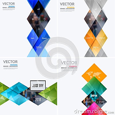 Business vector design elements for graphic layout. Modern abstr Vector Illustration