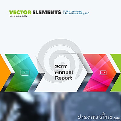 Business vector design elements for graphic layout. Modern abstr Vector Illustration