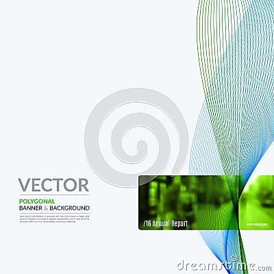 Business vector design elements for graphic layout. Modern abstr Vector Illustration