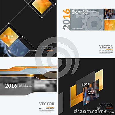 Business vector design elements for graphic layout. Modern abstr Vector Illustration