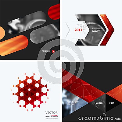 Business vector design elements for graphic layout. Modern abstr Vector Illustration