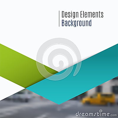 Business vector design elements for graphic layout. Modern abstr Vector Illustration