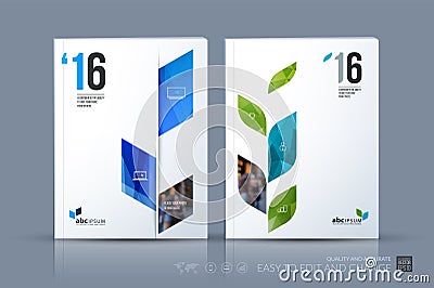 Business vector template. Brochure layout, cover modern design a Vector Illustration