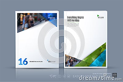 Business vector template. Brochure layout, cover modern design a Vector Illustration