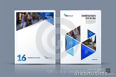 Business vector template. Brochure layout, cover modern design a Vector Illustration