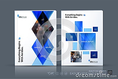 Business vector template. Brochure layout, cover modern design a Vector Illustration