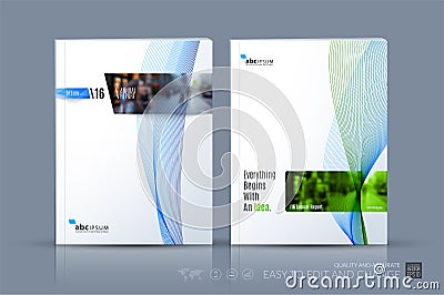 Business vector template. Brochure layout, cover modern design a Vector Illustration