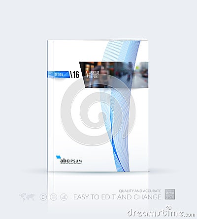 Business vector template. Brochure layout, cover modern design a Vector Illustration