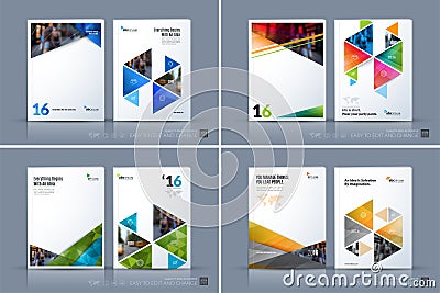 Business vector template. Brochure layout, cover modern design a Vector Illustration