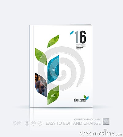 Business vector template. Brochure layout, cover modern design a Vector Illustration