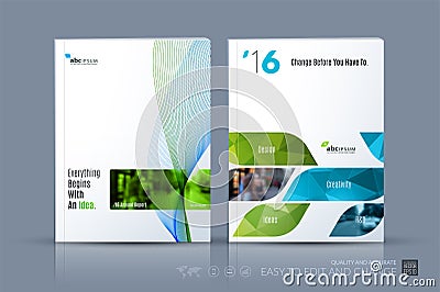 Business vector template. Brochure layout, cover modern design a Vector Illustration