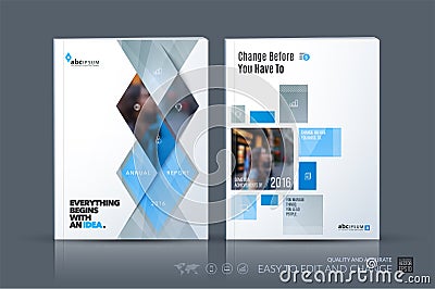 Business vector template. Brochure layout, cover modern design a Vector Illustration