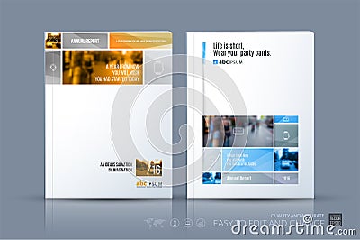 Business vector template. Brochure layout, cover modern design a Vector Illustration