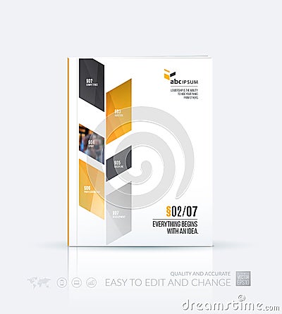 Business vector template. Brochure layout, cover modern design a Vector Illustration