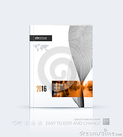 Business vector template. Brochure layout, cover modern design a Vector Illustration