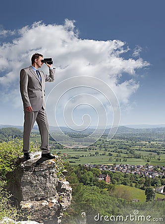 Business vision Stock Photo