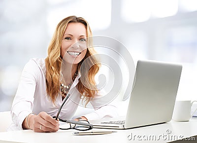 Business woman portrait Stock Photo