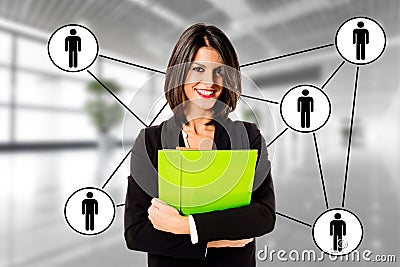 Business woman relationships Stock Photo