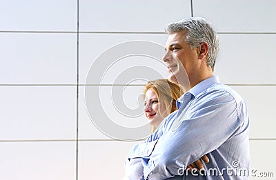 Business Workers Waiting Stock Photo