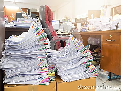 Business workload concept Stock Photo