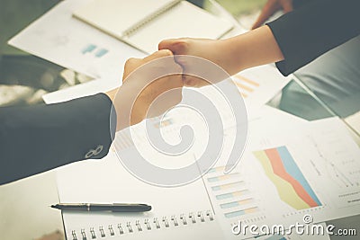 Business young woman Sales manager are presenting export items to partner,Secretary contacted the work successfully. Stock Photo