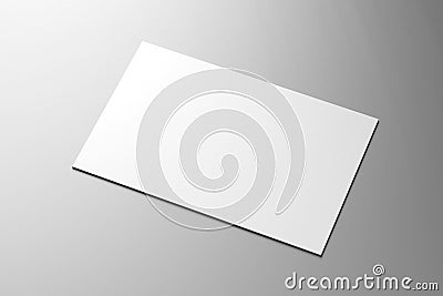 Businesscard 55x85mm mockup - 3D rendering Stock Photo