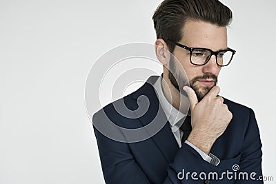 Businessman Adult Portrait Occupation Concept Stock Photo