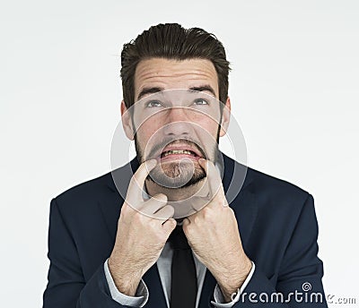 Businessman Adult Portrait Occupation Concept Stock Photo