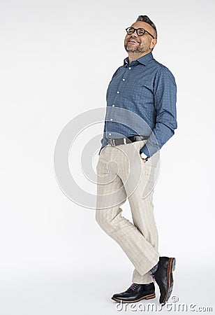 Businessman Adult Portrait Occupation Concept Stock Photo