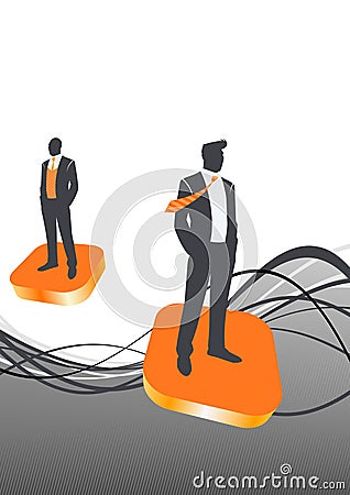 Businessman Background Vector Illustration