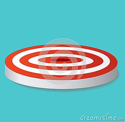 Businessman Breaking target archery to Successful vector. Business concept illustration. Vector Illustration