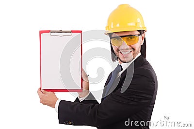 Businessman -builder Stock Photo