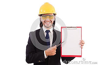 Businessman -builder Stock Photo